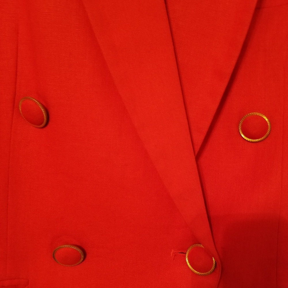 Double Breasted Linen Blazer